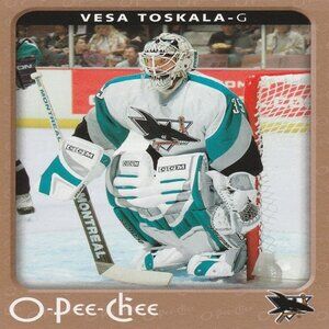 Vesa Toskala - 2006/2007 O Pee Chee Hockey Card